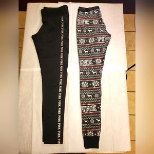 Bundle of 2 Victoria's Secret PINK Pants Size S and M